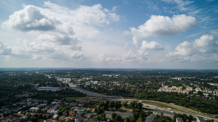 Fototapeta na wymiar Łódź Krajobraz miasta