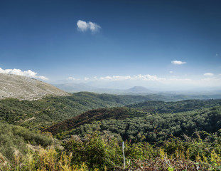 south albania countryside scenic landscape view
