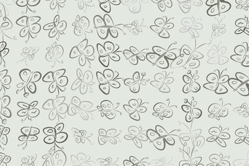 Fototapeta na wymiar Abstract illustrations of butterfly, conceptual. Backdrop, background, vector & cover.