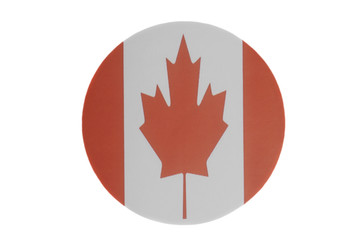 Canada round flag