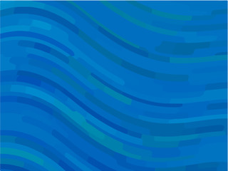 Light Blue pattern with wavy lines. Modern minimalist design. Vector illustration