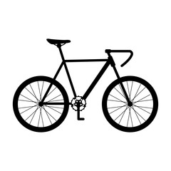 Isolated bicycle icon