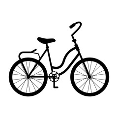 Fototapeta premium Isolated bicycle icon