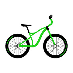 Fototapeta premium Isolated bicycle icon