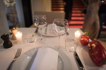 Beautifully decorated table