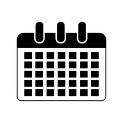 Office supply. Calendar icon