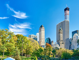 Fototapeta premium New York view from Central Park
