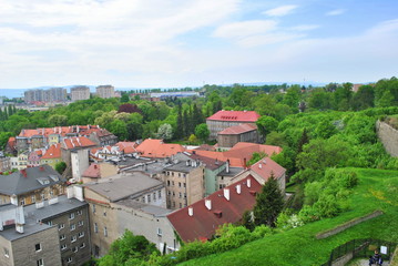 Fototapeta na wymiar Kłodzko - widok na miasto