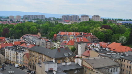 Fototapeta na wymiar Kłodzko - widok na miasto