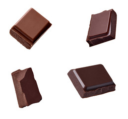 chocolate piece sweet food dessert falling