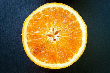 Sliced blood orange texture