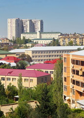 Residential quarter in Nizami district of Baku