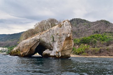 Arches National Park Vallarta Undersea or Los Arcos Marine Park (Las Peñas or The Rocks), with a...
