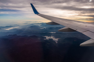 Amaizing view from plane into mountais