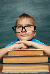 child in classroom