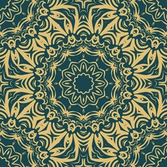 colored floral geometric vector pattern. Vector illustration. ideal for creative and decorative projects