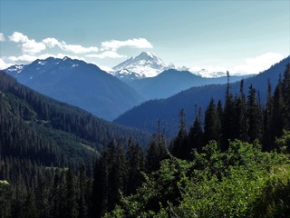 A stunning view of Mount Baker in the North Cascades