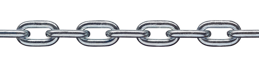 Fototapeta premium chain link metal steel