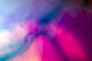 chemical experiment with paints