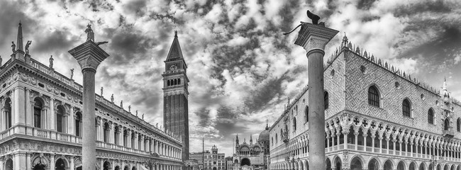 View of the buildings in St. Mark's Square, Venice, Italy