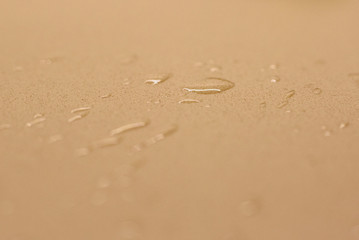 Fototapeta na wymiar Drops of water and splashes in a kitchen
