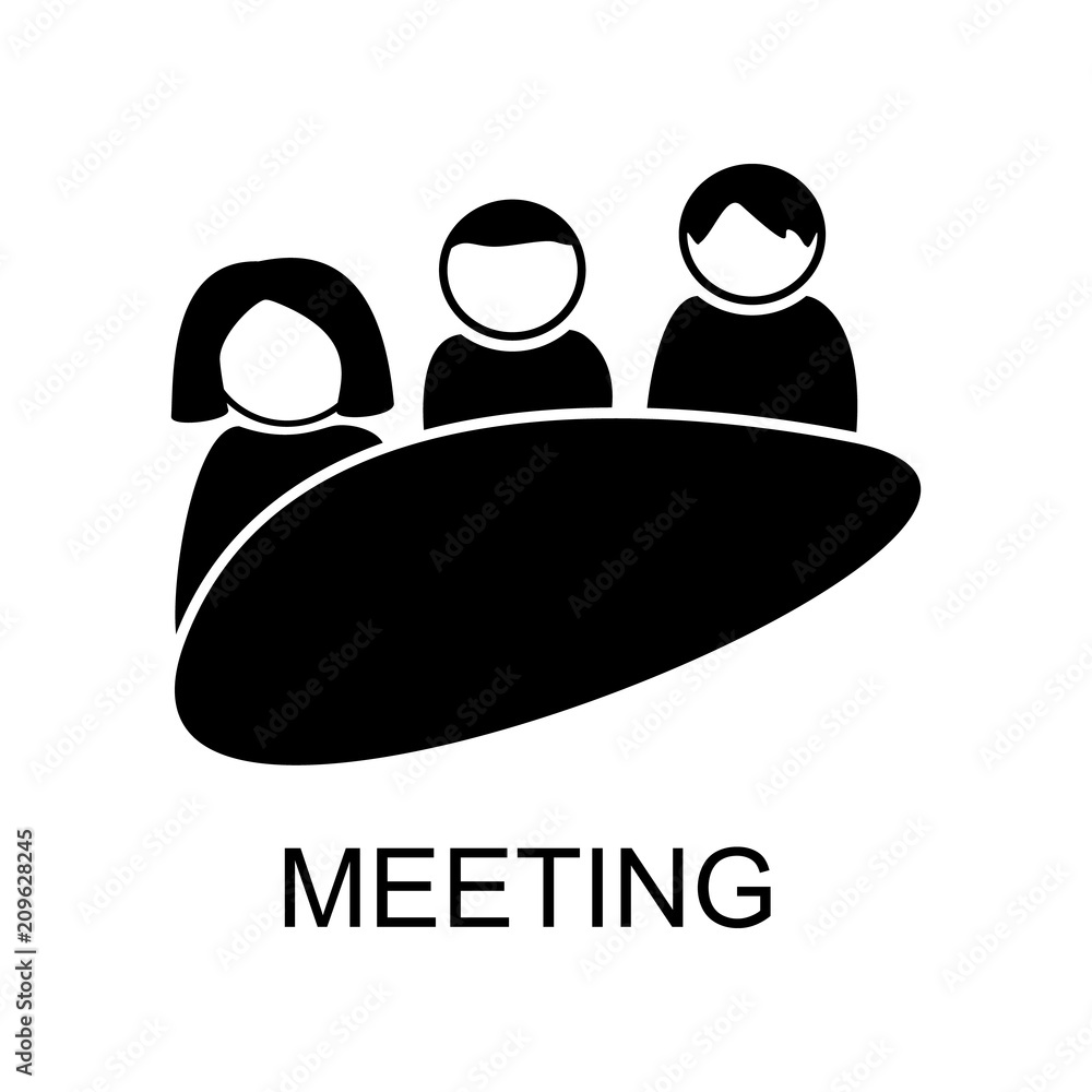 Poster focus group icon. element of software development signs with name for mobile concept and web apps. d