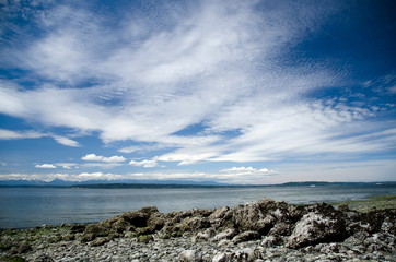Cirrocumulus clouds over Puget Sound - 5