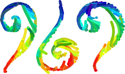 Rainbow Paint on Paper