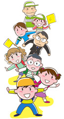 子どもの安全を守る　登下校見守り