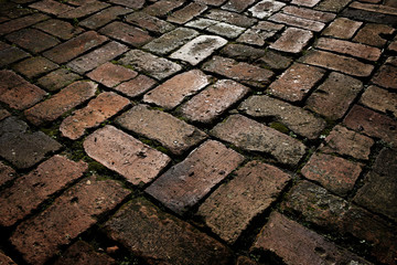 Brown Brick Pattern Driveway