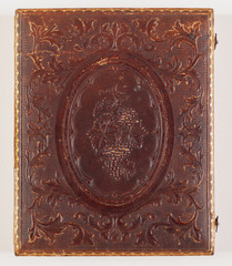 Detail of historic Daguerreotype case