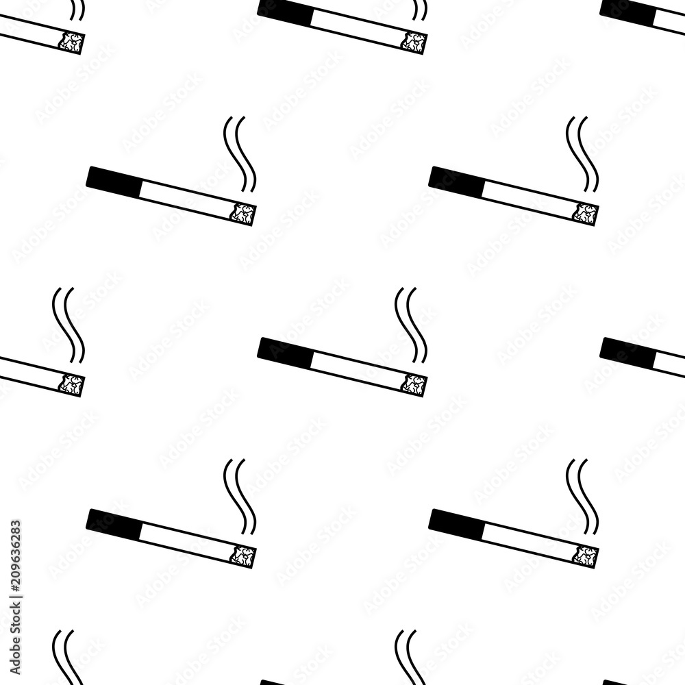 Aufkleber smoking icon. element of bad habbits icon for mobile concept and web apps. pattern repeat seamless s