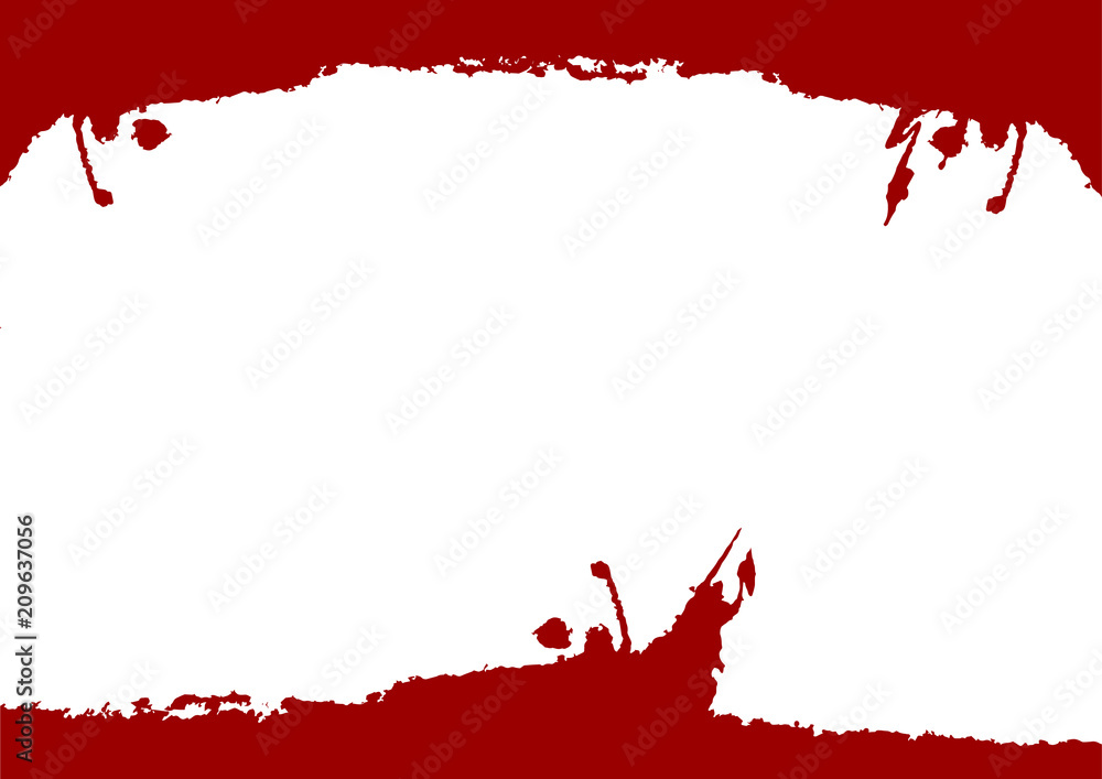 Poster abstract splatter red color design background. illustration vector design