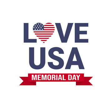 Memorial day USA greeting card wallpaper