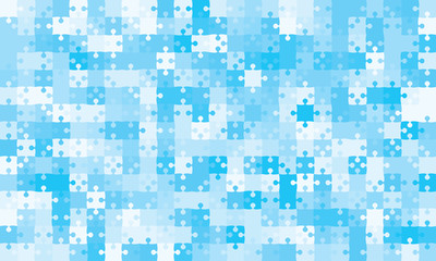 375 Blue Background Puzzle Jigsaw Puzzle Banner.