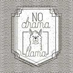 no problem message with hand made font vector illustration design