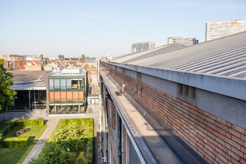 roof of a high-rise building