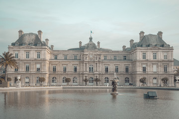 Fototapeta na wymiar Luxembourg Palase in Paris, France