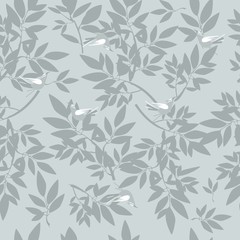 seamless branch pattern