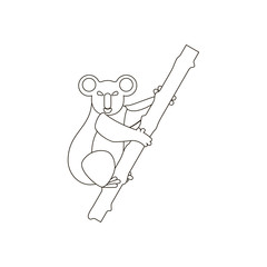 Obraz premium Koala bear coloring pages