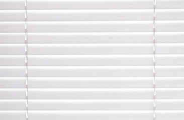 Blinds of white color texture on the window.