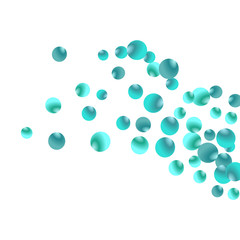 Modern background with bubbles. Cute Pattern for Postcard, Print, Banner or Poster. Vector Texture in Trendy Style