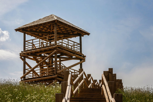 wooden view tower
