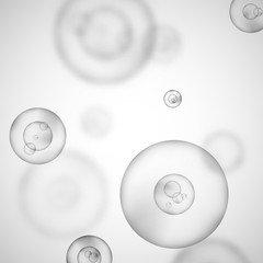 Science background with cells. Graphic concept for your design