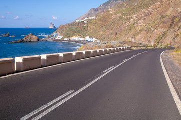 road over the ocean, Tenerife