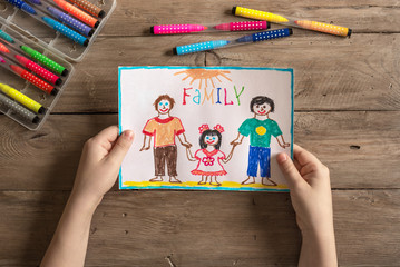 LGBT family drawing