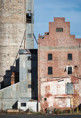 Fototapeta na wymiar Old industrial buildings