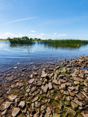 rocky beach in the baltic sea