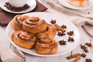 Cinnamon rolls. 
