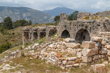 Ruins of the ancient Rhodiapolis town, Turkey